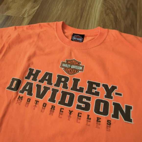 Harley Davidson Graphic Biker Motorcycle T-shirt - Picture 3 of 4